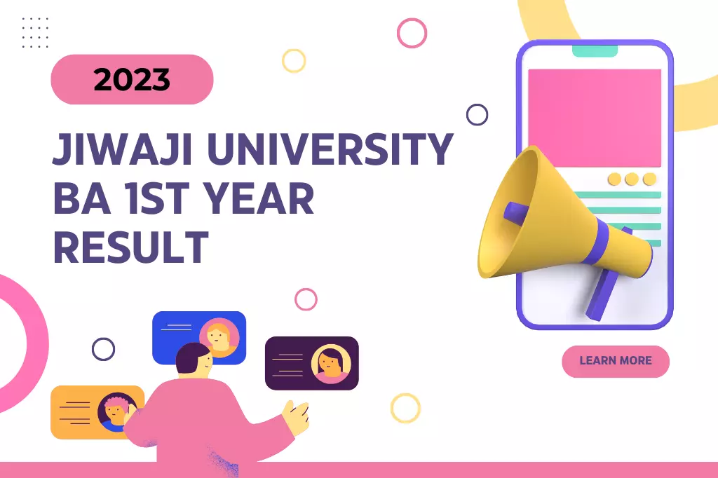 jiwaji university ba 1st year result